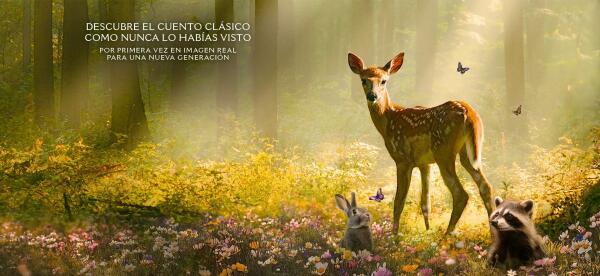 Estreno de "Bambi, una vida en el bosque": El clásico llega en imagen real este 10 de enero