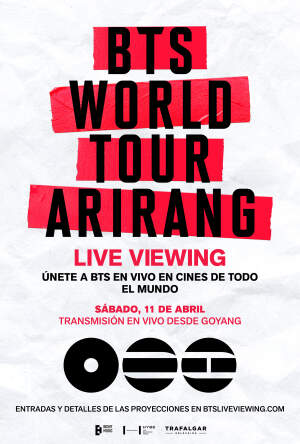 BTS WORLD TOUR 'ARIRANG': En directo y encore (Preventa para s&aacute;bado, 11 de abril 2026)