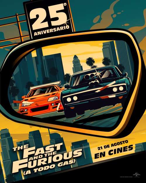 estreno The Fast & The Furious 25 aniversario
