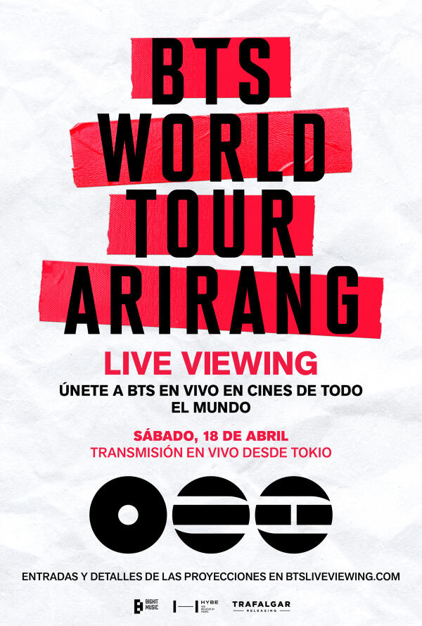 preventa BTS WORLD TOUR 'ARIRANG': En directo y encore (Preventa para sábado 18 de abril 2026)