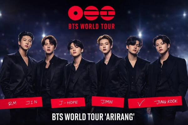 Siente la magia de BTS: 'ARIRANG' llega en directo a Ondara y Torrevieja