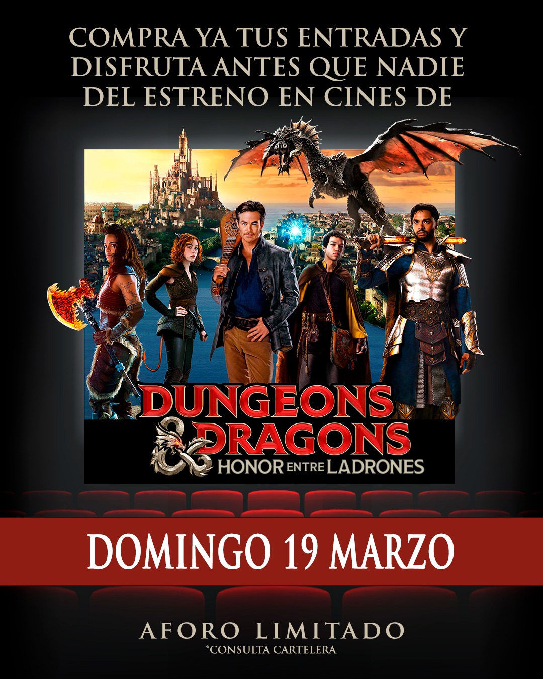 Poster Dungeons & Dragons: Honor entre ladrones  