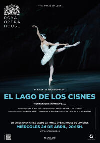 poster Royal Opera House:  El lago de los cisnes