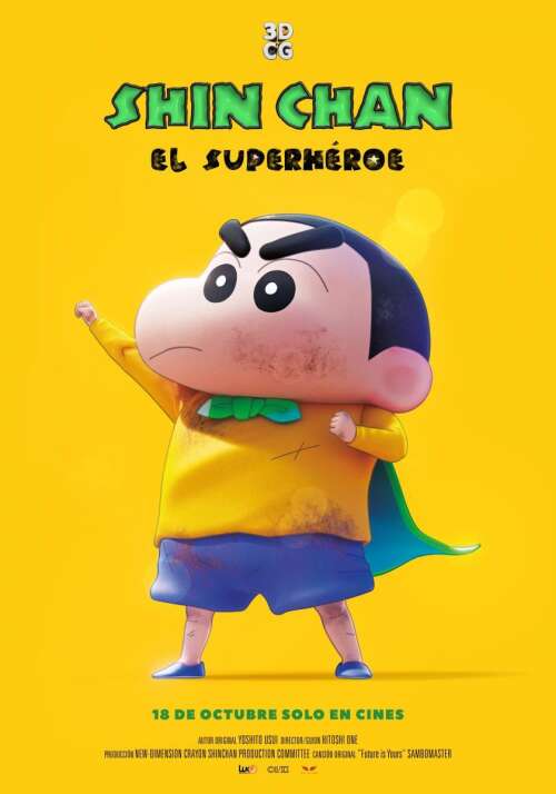 estreno Shin Chan: El superhéroe