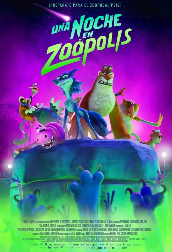 pelicula Una noche en Zoópolis